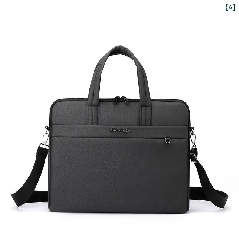 ノートパソコンバッグ 男性多 機能 ビジネスハンドバッグブリーフケース