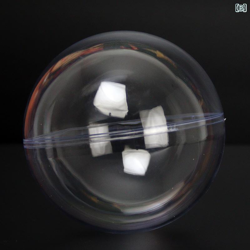 3 - 16 cm アクリル ボール 吊り 穴 なし 透明 ボール ボール 中空 ボール 円形 ps プラスチックボールシェルクリスマスボール 装飾 2