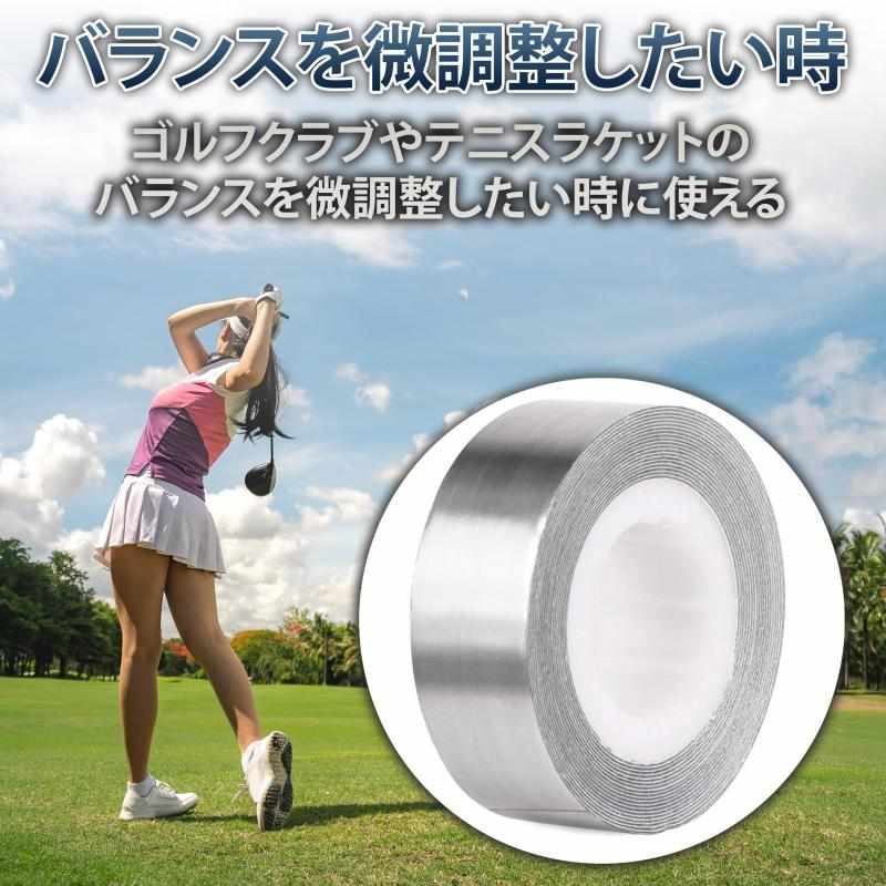 HAMILO 鉛テープ ゴルフ バランス調整用 テニス バドミントン ロードバイク 長さ約254cm skylight-10375935 スカイライト サンプル画像2
