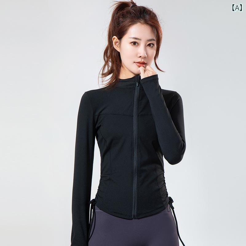 Lulu 運動 ヨガ 服 動 感の 小さい 立 襟の コートの 上着の 女性の 弾力 性の ファスナーの 屋外の 長袖の フィットネスの 服装供給カテゴリー: スポット製品カテゴリー: コート機能: 吸湿発散性ブランド: J&amp;JOY...