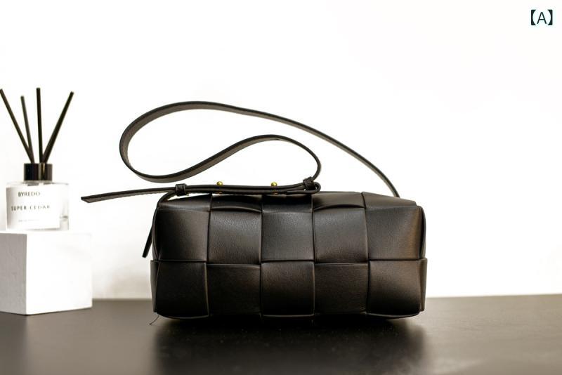 ウエスト バッグ本 革 レディース バッグ 織 バッグ 2022 新しい シングルショルダークロスボディチェストバッグ 女性の シンプルな ファッション ライト 高級