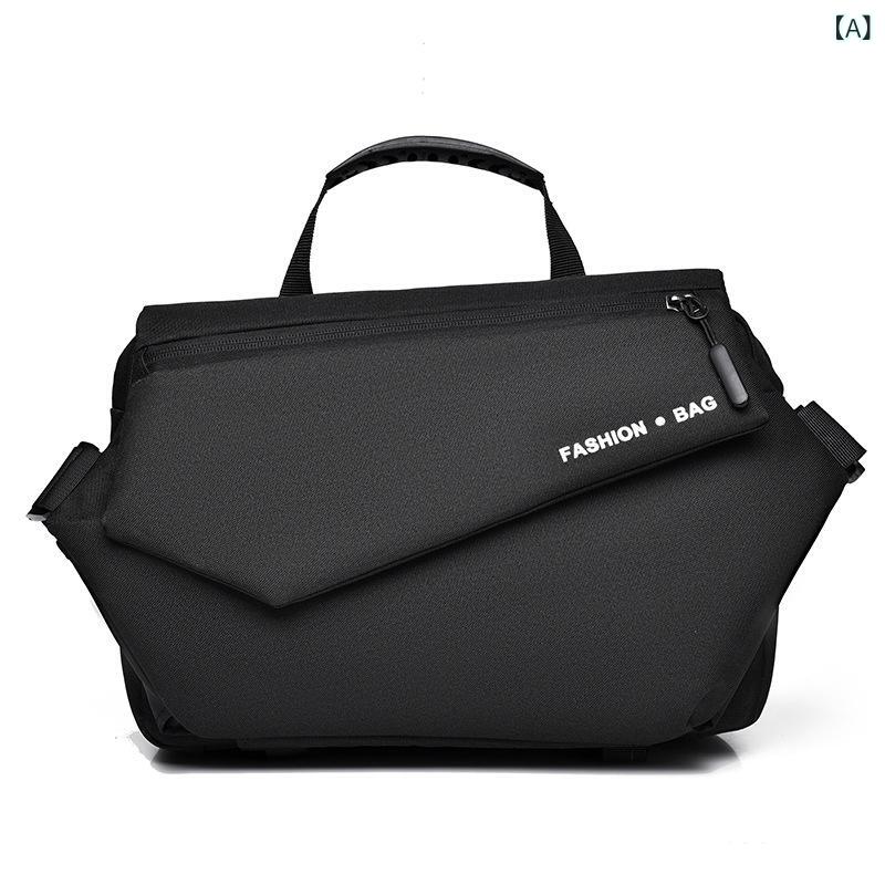 卸売り 韓国 版 ファッション 男性 シングル ショルダーバッグ オックスフォード 布大 容量 ファッションクールショルダーバッグビジネス 旅行 ハンドバッグ(x3)