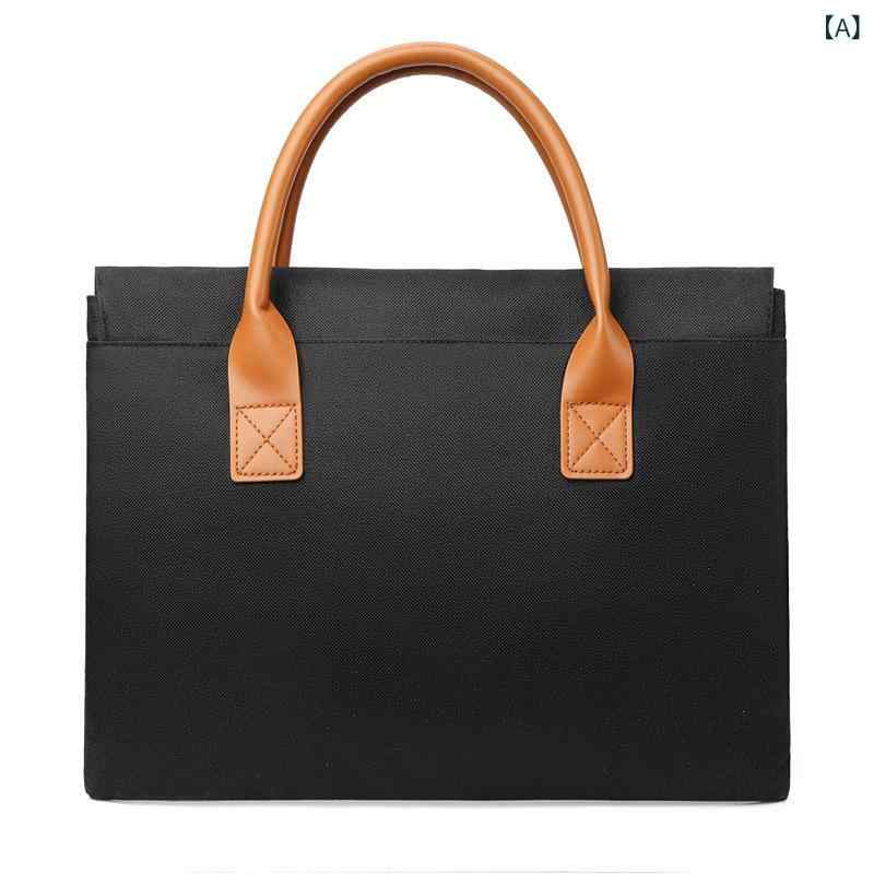 Men'S Bag - ビジネス 書類 カバン メンズ a 4 手提げ袋 レトロブリーフケースシンプル 軽やか 会議 カバンパソコンカバン 書類 袋