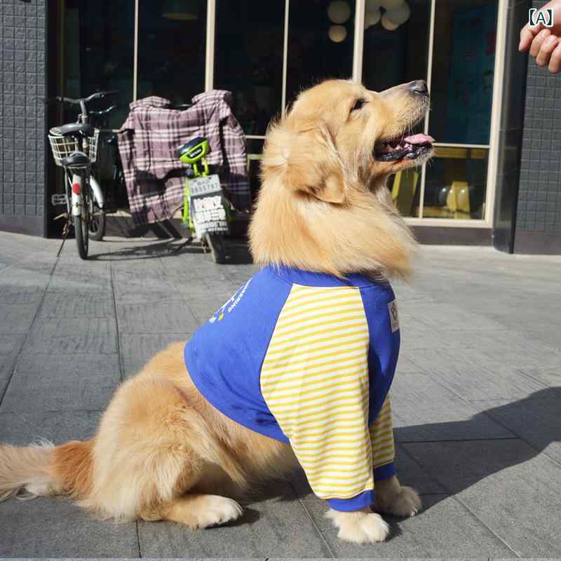 樂天商城 - 大きい 犬の 肘の 服の 犬の 服の 春の 夏の 金の 毛の 辺の 牧の 中の 大型の 犬の ペットの 秋冬 用品