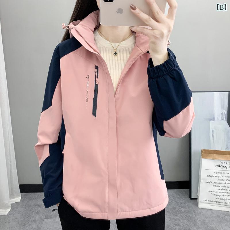 アウトドア スポーツ 突撃 服 女性 上着 防寒 綿服 男性と ベルベットの 厚い コー...