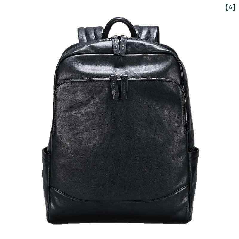 新品 メンズ ランドセル 新品本 革 レ トロ 植 なめ 牛革大 容量 リュックサック ビジネス 旅行 パソコン バッグ