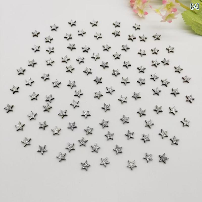 Ceremony, Events Services - 100 個 1 包 クロス ボーダー 熱 売木 製 星 0 . 9 cm クリスマス 装飾小さな 星 金色 銀色 赤