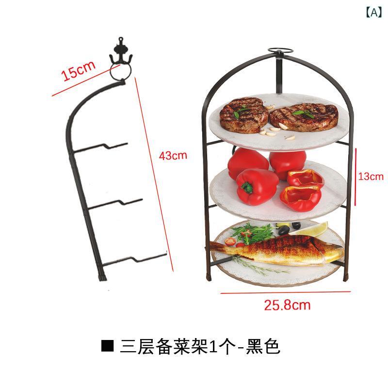 乐天商城 - メーカー 卸売り 厨房多 機能 メニュー 棚 穴 なし 折り畳み 式 壁掛け 収納 多層 おかず 棚