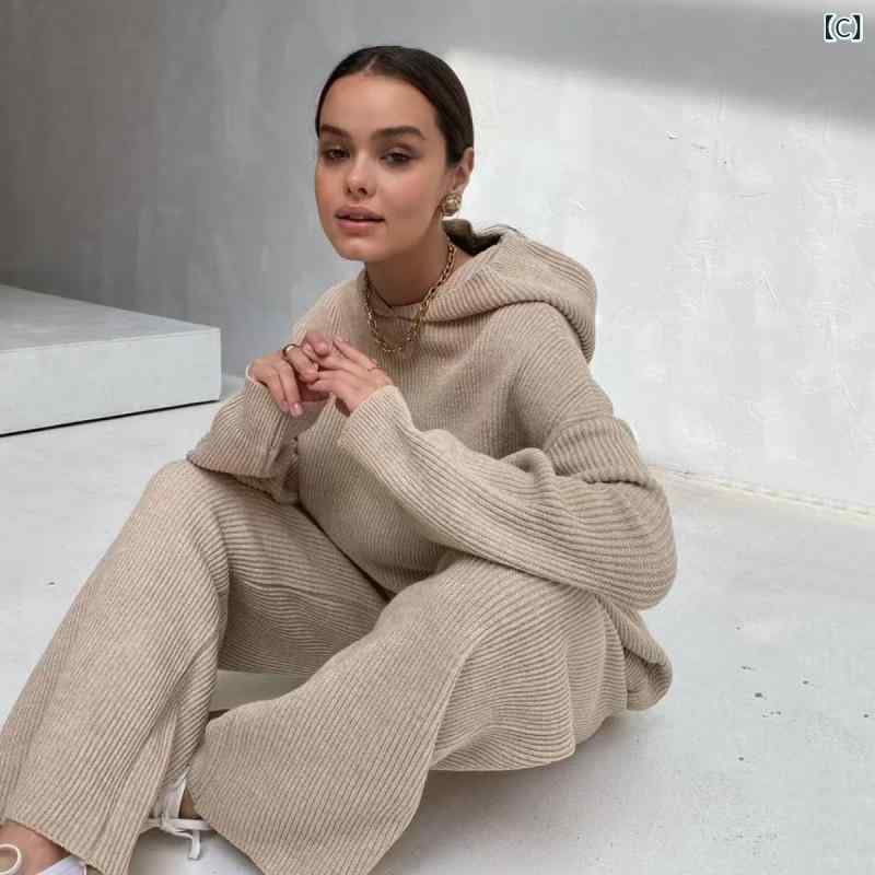 2025 Amazon ebay ホットセールヨーロッパと アメリカの 貿易 秋と 冬の 女性の 新しい ファッションスポーツスウェットシャツスーツ 2 点 セット skylight-10365842 スカイライト サンプル画像3