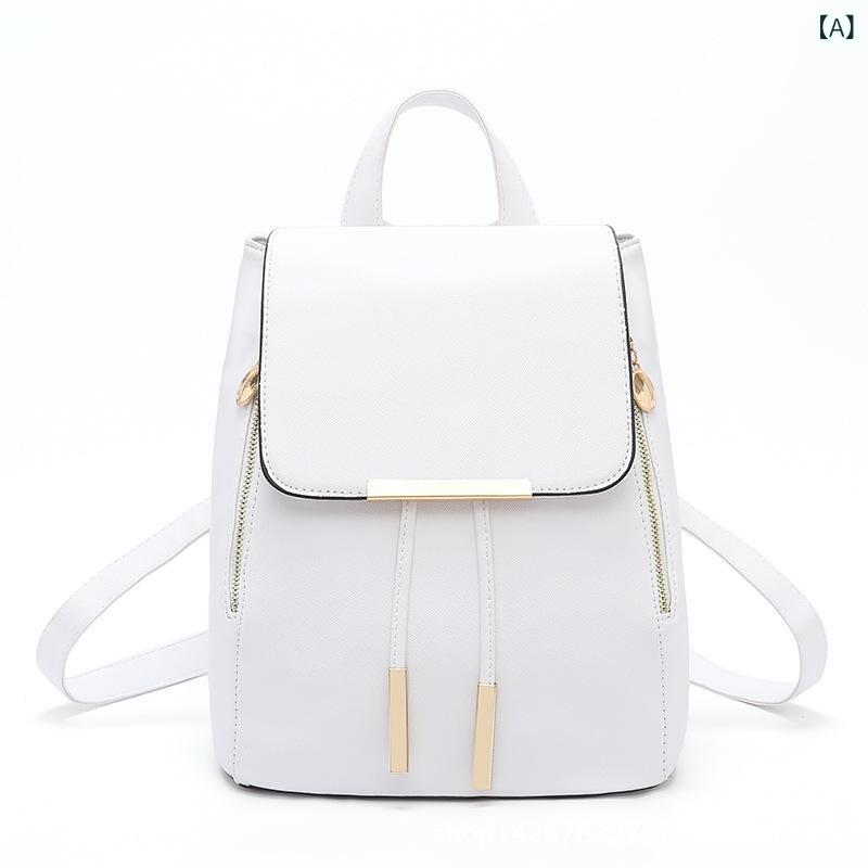 国境を 越えた 新しい ダブル ファスナー 鉄 辺 引き 紐 カバー pu 韓国 版 バックパックファッション 女性 バック パック 女性 バッグ メーカー bags(x3)