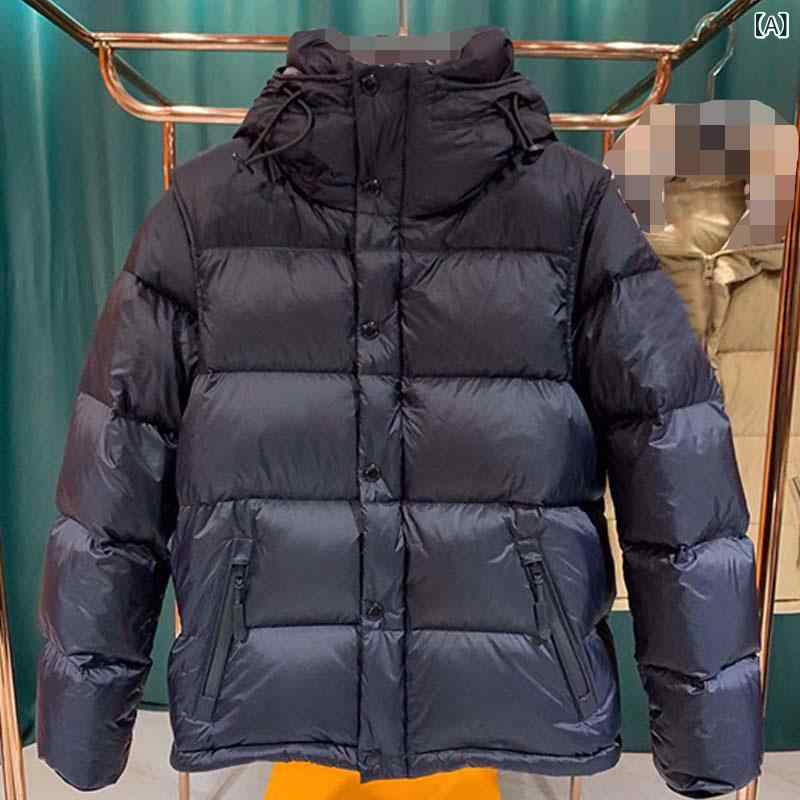 高 品質の バカップルスタイルの ダウン ジャケット、 取り外し 可能な ベスト、 新しい スリーインワンの 男性と 女性の ジャケット、 トレンディな