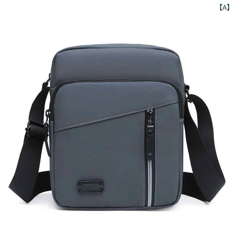 クロス ボーダー 男性 カバン ショルダーバッグ 男性 2023 新型 ビジネス カジュアル 男性 縦 型小 リュックサック ショルダーバッグ