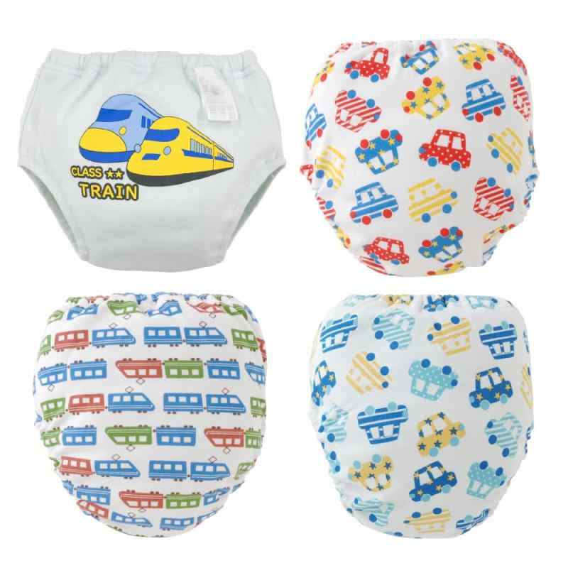 トレーニングパンツ 4層 吊り式 男の子 4枚組 トレパン トイレトレーニング ベビー...