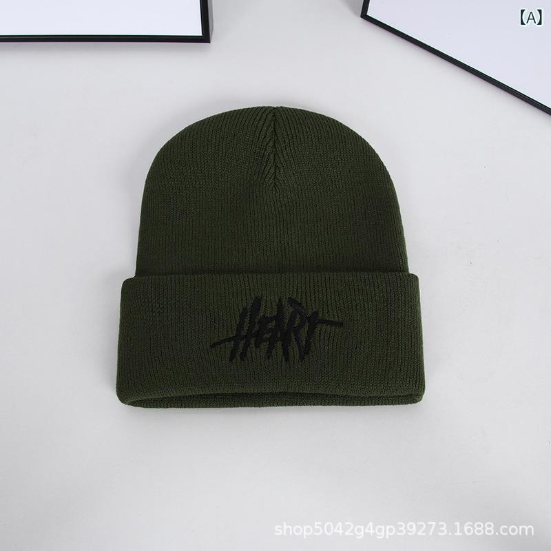 国境を 越えて 人気の ある ニット 帽子 男 秋冬 毛糸 帽 地 痞帽 包 頭 冷 帽 女 顕 顔 小潮 帽