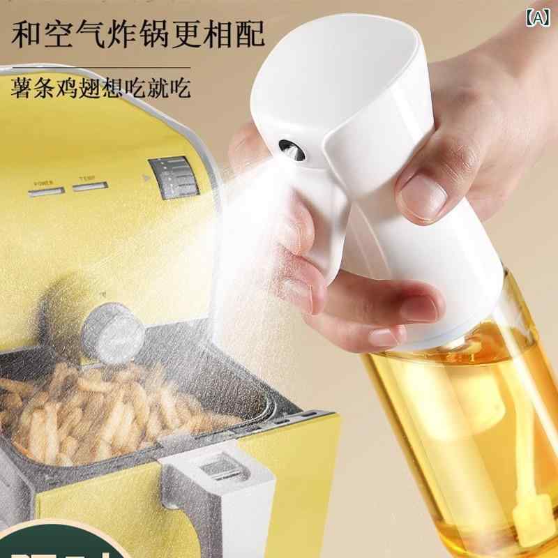 オイルスプレーボトルガラスキッチンエアフライヤー 特殊 PET 食品 グレードオイルスプレーボトル 霧 化 状態 増 粘 スプレーボトルオイルタンク