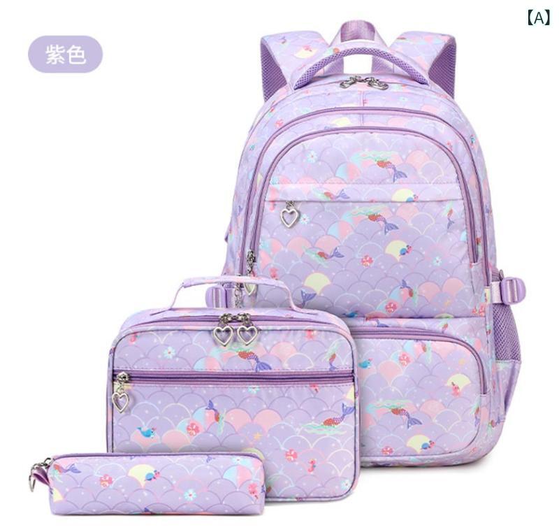 アマゾンの 新型 小学生の カバンの 女子 学生は 3 - 6 年生の 背中を 保護 して大 容量の 子供の リュックサックを 背負って 卸売り します。