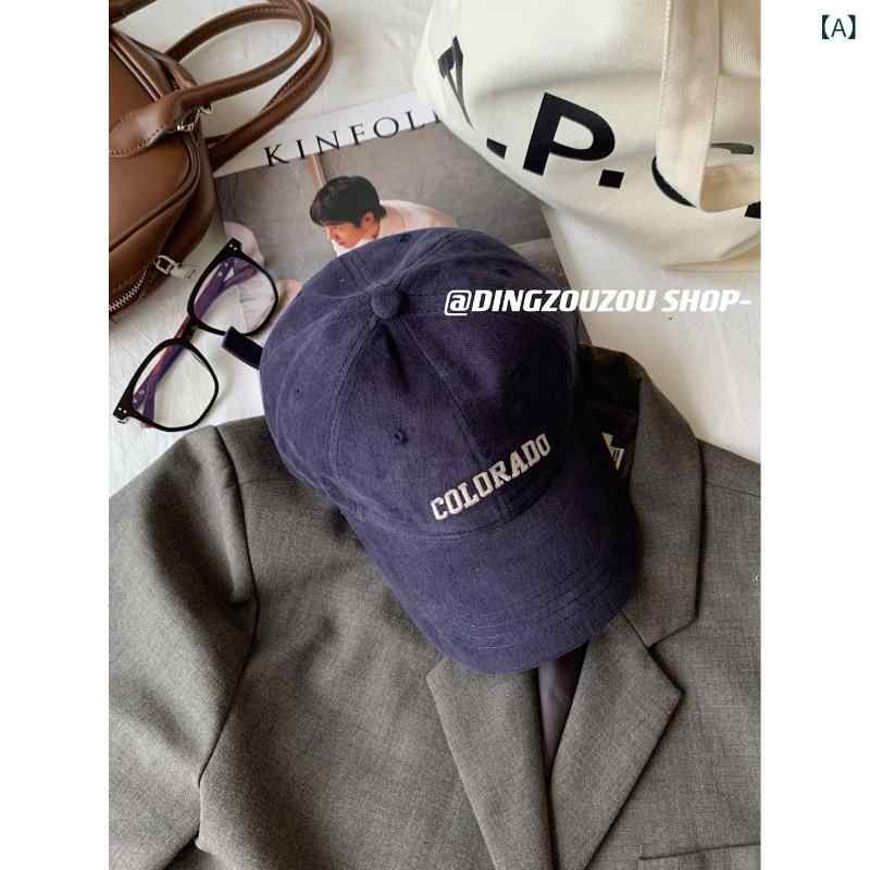 アヒルの 舌 帽の 帽子には高 品質の 男性 シンプルな 潮 女 刺繍 帽子が あります。