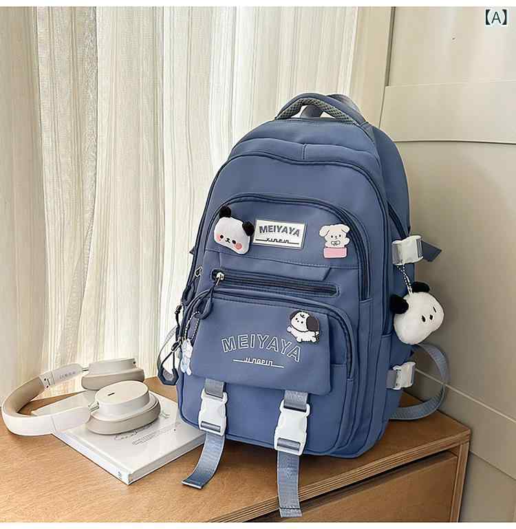 2025新 韓国 語 版 スリーピースバックパック新 学生 スクール バッグ 女性の大 容量 ファッションカジュアルバックパック 卸売