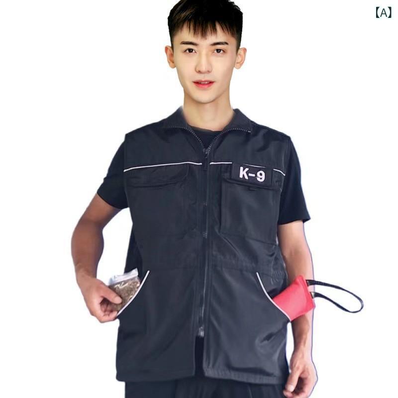 訓練 犬 師 k 9 馬 甲 馬 犬 徳 牧 作業 犬 防水 防 掴服多 ポケット 訓練 服 装備 訓練 用品