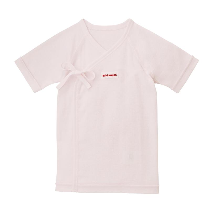 Other - [ミキハウス] 短肌着 ベビー肌着 無地 ロゴ 綿100% 日本製 男の子 女の子 ベビー ベビー服 赤ちゃん 新生児 40-2103-383