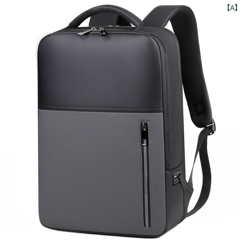 定型 リュックサック ファッション カバン ビジネス リュックサックファッションメンズバッグアウトドア 旅行 新作大 容量 リュックサックカラー: グレー,紺色,黒サイズ: 15.6インチ適用性別: 中性/男女ともに適用シーン: ビジネス旅行材質: PVCスタイル: セックスレスブランド: TAUEMS皮質の特徴: 研磨皮容量: 20-35L機能: マイナス収容パソコンサイズ: 16インチ発売年シーズン: 2023年冬貨物番号: 1898パターン: 純色裏地生地: ポリエステル流行の要素: ミシン糸,衝突色背負いシステム: アーチ型肩ひも認可可能な自社ブランドがあります: はい