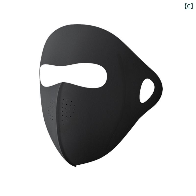 夏の 紫外線 防止全 顔 日焼け 止め マスク 女性の 薄い 通気 性 日よけ マスク 自転車 屋外 日焼け 止め 神器