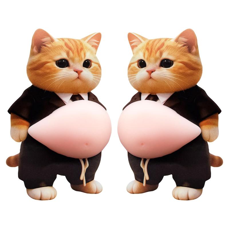 お腹ぷにぷにシール 柴犬 マシュマロシール 3D 立体 もっちり 柔らかいお腹 ぷくぷく スクイーズ かわいい デコレーション(2枚入) skylight-10664622 スカイライト パッケージ画像