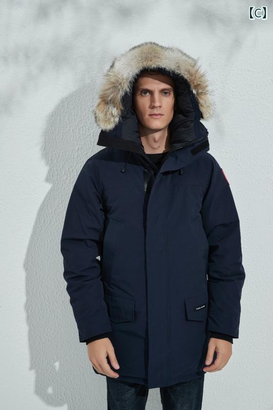 2025 年 冬 韓国 風 メンズダウンジャケット ノー アイロン 加工 コットン ロング 丈 おしゃれ 都会 的 フード 付き コート 寒 さ 対策