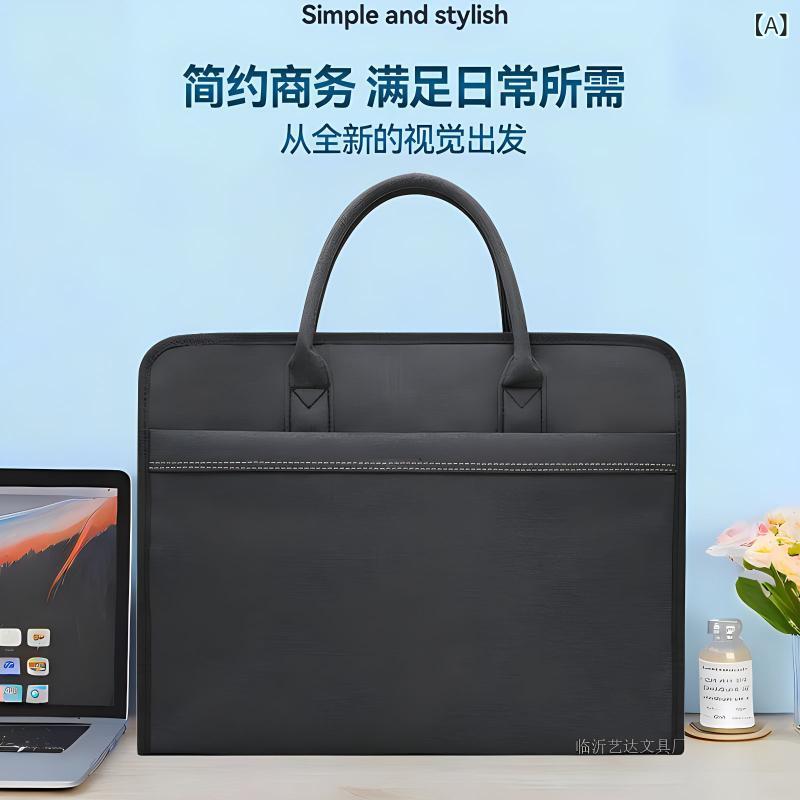 ブリーフ ケース 手提げ袋 男性 女性 ビジネス オフィス バッグ 収納 袋 会議 バッグ 書類 袋 印字 ロゴ