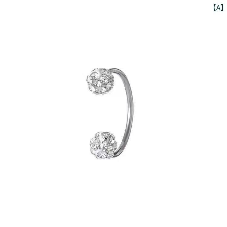 ドリル いっぱいの超 フラッシュ チタン 鋼の 耳の 骨 釘の 細い 針の ダブル ヘッドの ねじは 耳の 骨..