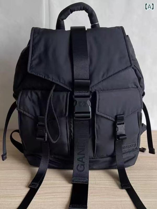 ローズ ストーリー ブラック バック パック レディース 新品大 容量 軽量 トラベル バッグ バック パック スクール バッグ W 169