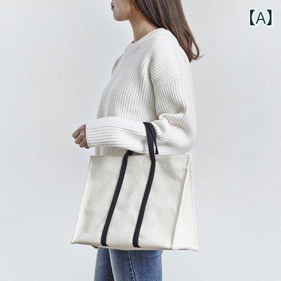 韓国の シンプルな ビジネスの ブリーフ ケースの 女性 キャンバスの 手提げ 書類の カバン