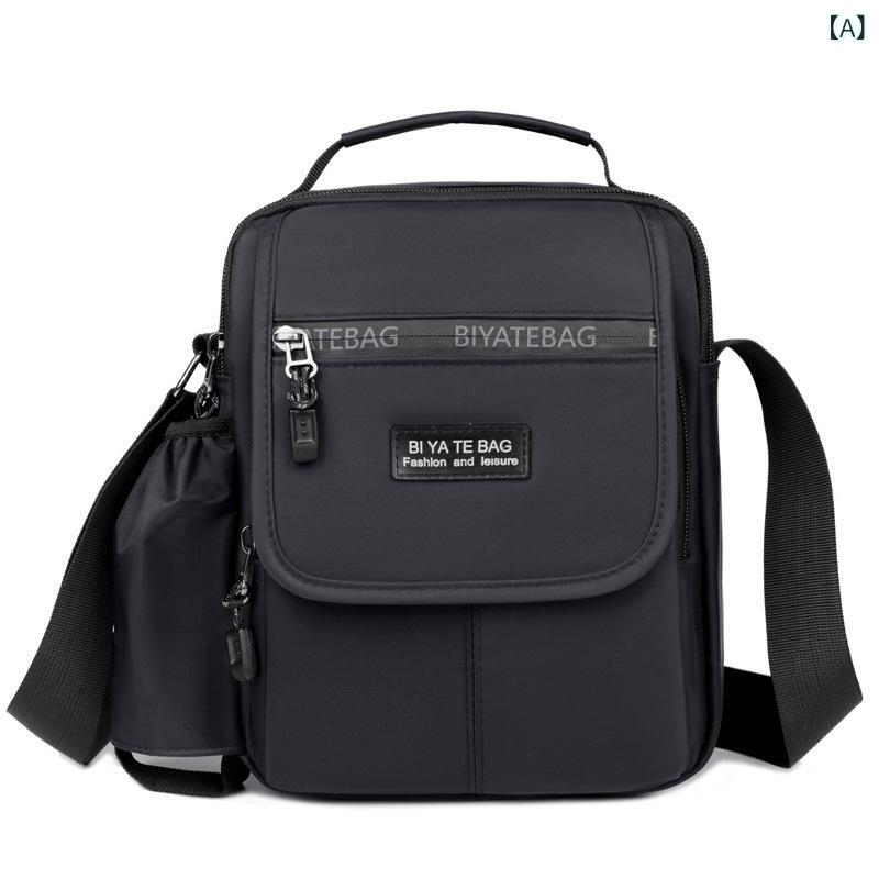 新型 ファッション 男性 ファッション 小包 カジュアル 個性 シングル ショルダー多 機能 収納 防水 携帯 バッグ