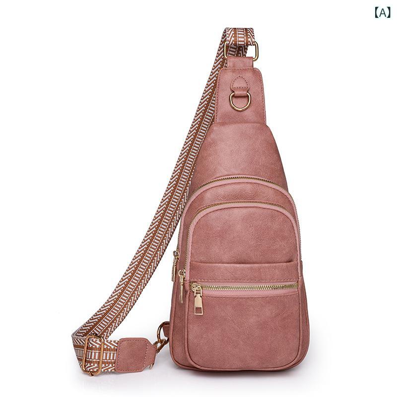 柔らかい 革の 質感の 高級な 胸の 包みの 新型の 百 合の 屋外の 肩の 斜めな ショルダーバッグの 欧米の 復古の 女性の リュックサックの 卸売り