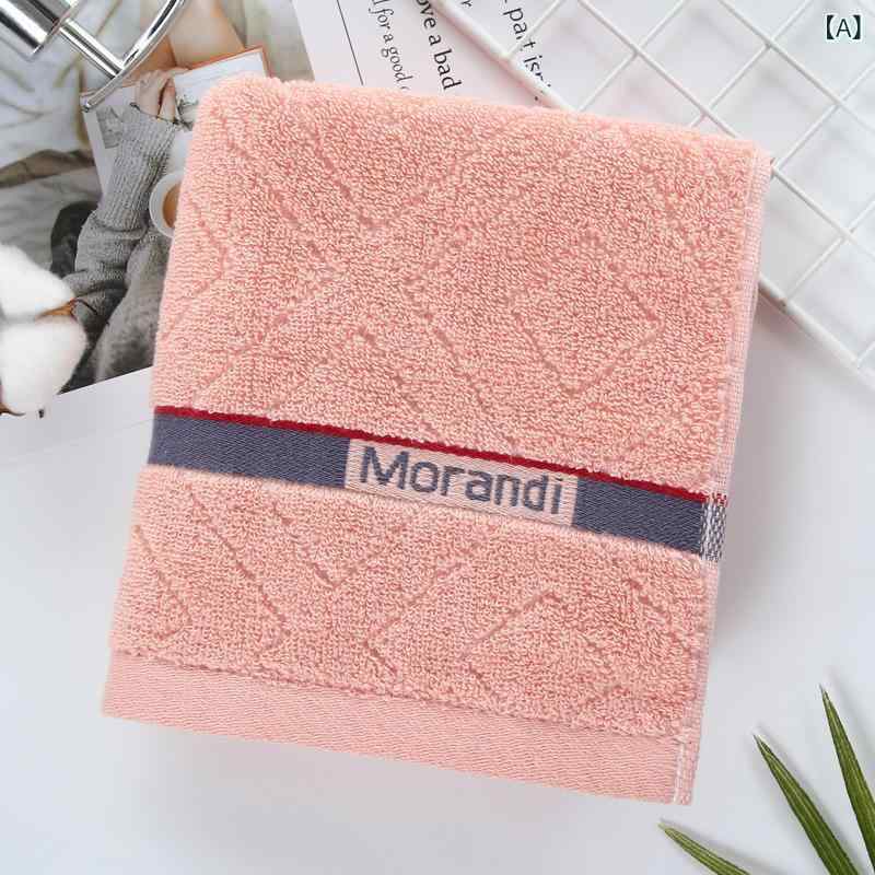 無地の ストリップ 状 洗顔 タオル、 家庭 用 男女 カップル 向け 入浴 タオル、 シンプルな スタイルの大きな フェイス タオル、 柔らかい、 工場 直販 卸売