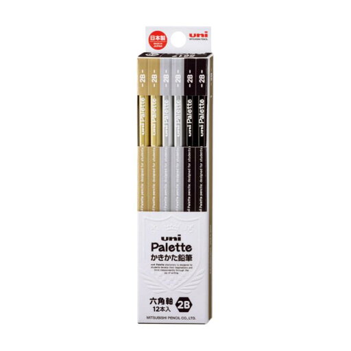 三菱鉛筆 かきかた鉛筆 ユニパレット ブラック 三菱鉛筆 かきかた鉛筆 ユニパレット ブラック