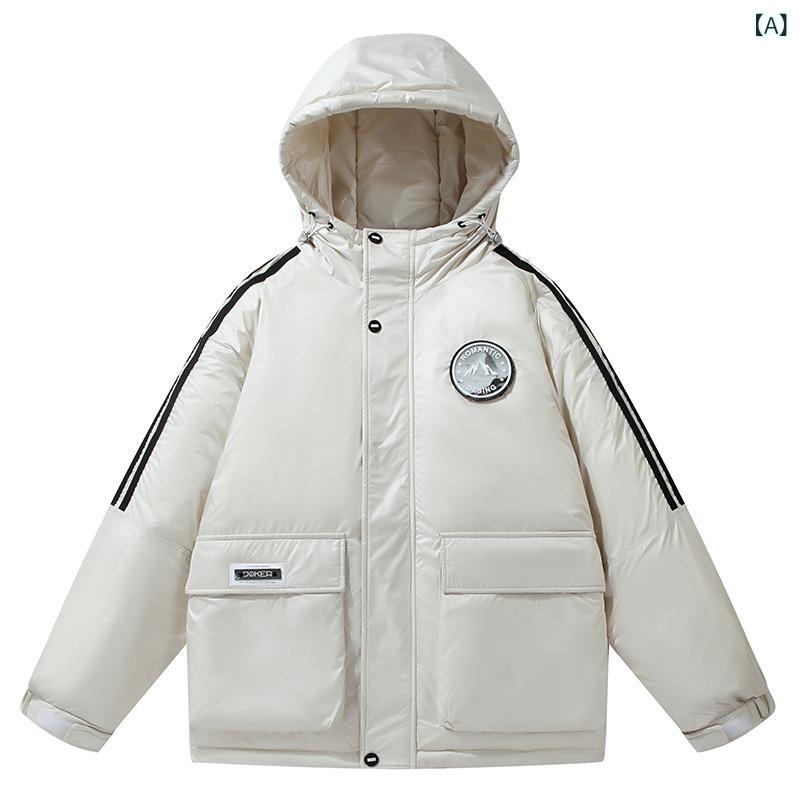国境を 越えて 特別に 起爆 した ダウン ジャケット 男性の ファッション ブランドの 冬の フード コートは 今年の 新型で 保温 上着の 男性を 厚く した