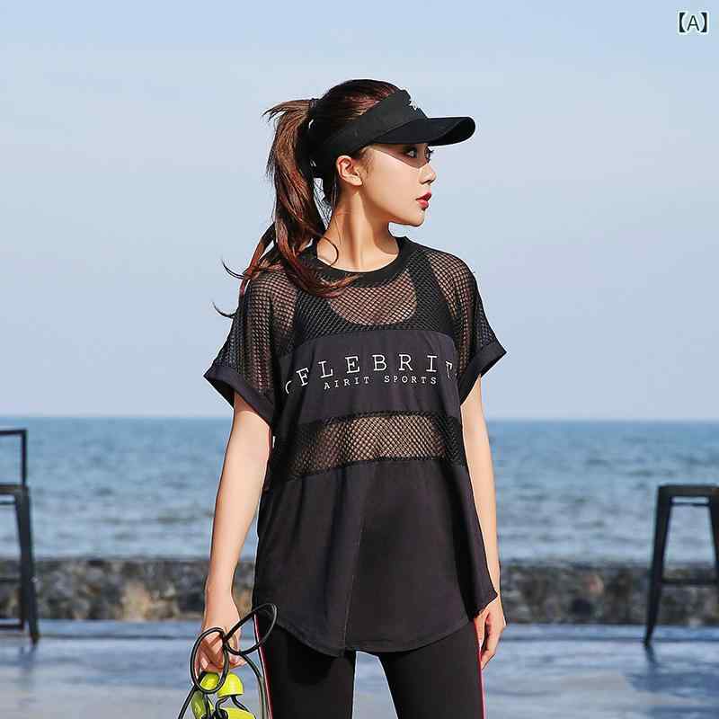 大きい サイズの ヨガの t シャツの 女性の ジムの 太って いる MMの 通気 性の ブラウスの ゆったり した 夏の 速 乾の 運動は 200 斤の 上着を 走ります。供給カテゴリー: スポット製品カテゴリー: Tシャツ機能: 吸湿発...