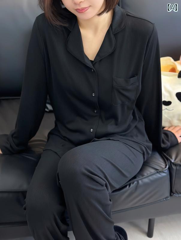 早春の 女性の パジャマアップグレード さ れた 新しい モーダルスレッド 長袖 ズボン 半袖 ショーツ 快適な アウターウェアホームウェア