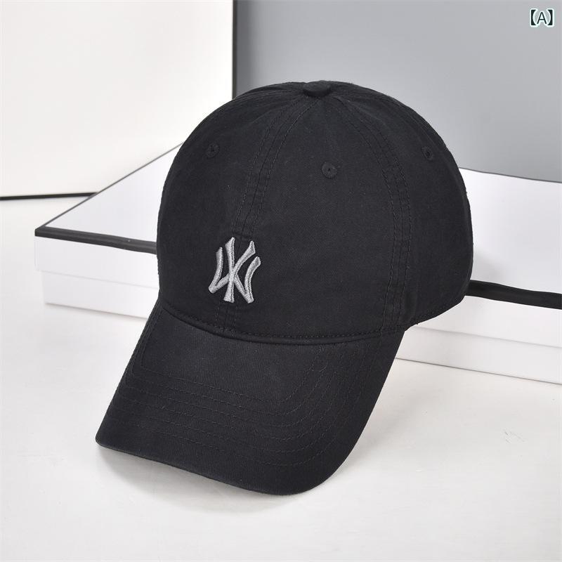 カップルの高 品質の 水洗い 布の 野球 帽の 女性の 日よけの 帽子は 顔を 見せて 小さくて、 頭の 周りを 大きく します。