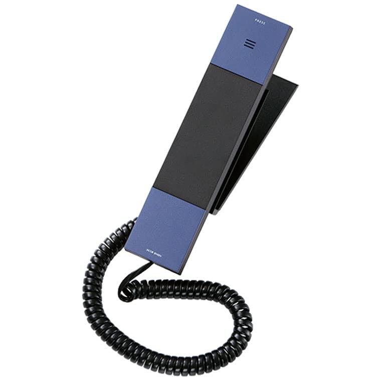 ヤコブ・イェンセン HT20-3B 電話機 ブルー JJN010078サイズ：約50×50×200mm（壁掛け設置時）,約50×200×90mm（卓上設置時）、素材：ABS樹脂、生産国：中国、ダイヤル方式：トーン回線専用、電源：電話回線