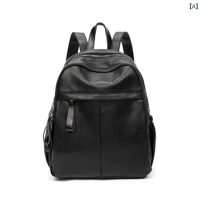 大 容量 リュックサックの 新型 女子 大学生 pu リュックサック 韓国 版 アマゾン 甘美 小 清新多 ポケット バッグ