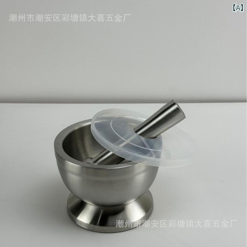 Peelers - 304 ステンレスの ニンニクを つぶします。 家庭 用 石臼 缶の 研磨 薬で 薬を つぶします。