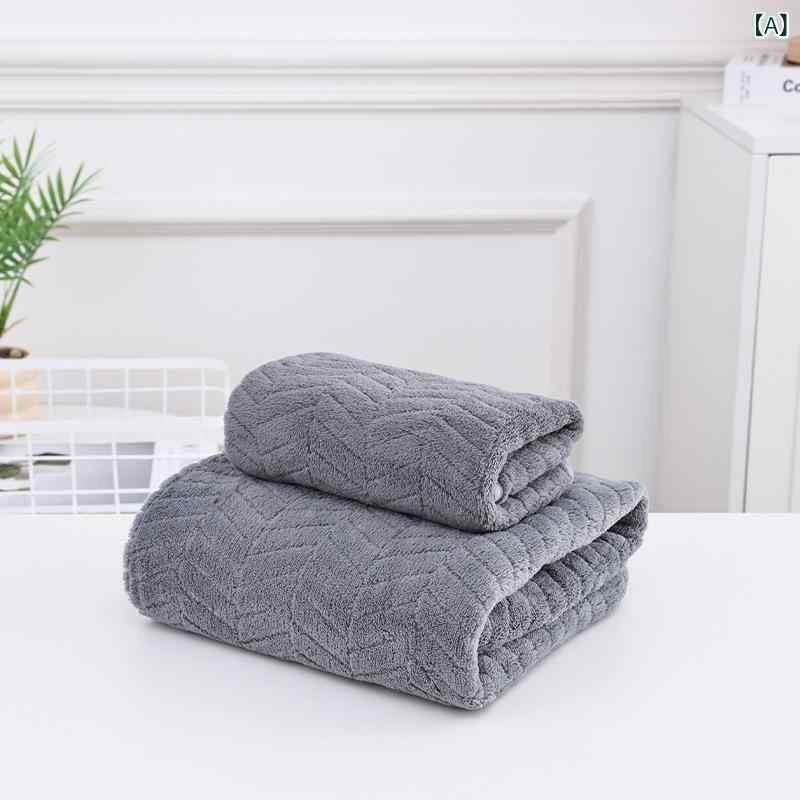 卸売 コーラル ベルベット 小麦 耳 パターン 速 乾性 タオル 大人の シンプルな 洗顔と 入浴 フェイス..