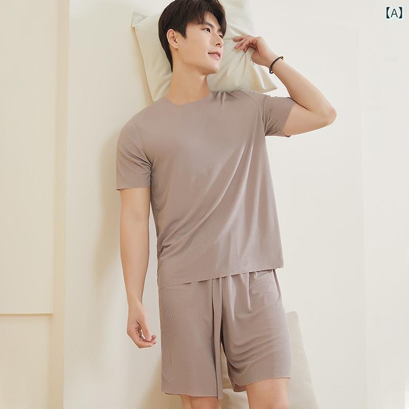 夏の 氷 糸の 家の 服の パジャマの 男性の スーツの 薄い タイプの 丸首の 女性の 涼し さの 半袖は 外で 着る ことが できます。製品カテゴリー: スーツ生地名: アイスシルクスタイル: スーツ,シンプルかつカジュアル主な生地構成: ポリエステル繊維(ポリエステル)厚さ: 薄い部分生地の厚さ(重さ): 中程度(161～180g/平方メートル)首輪の種類: ラウンドネック袖丈: 七分袖パンツの長さ: 16.67mm丈パンツ/ミディアムパンツ機能: レジャー,通気性のある,睡眠,弾力性,ホーム,いいね,快適な,屋外でも着用可能市場投入までの時間: 2024年夏適した季節: 夏,春,秋適用可能なシナリオ: 屋外,ホーム,ホテルの風呂場色: メンズ カーキ,メンズヘイズブルー,メンズ ミントグリーン,メンズ ダークグレー,レディース カーキ,レディースヘイズブルー,レディース ミントグリーン,レディースフレッシュピンクサイズ: メンズLサイズ,メンズXLサイズ,メンズサイズ2XL,メンズサイズ3XL,メンズサイズ4XL,レディースサイズM,レディースサイズL,レディースXLサイズ,レディースサイズ2XL,レディースサイズ3XLブランド: その他出身地: 温州商品番号: ホームウェア国境を越えた輸出専用の供給源ですか?: はい主な生地成分の含有量: 95% (含む) ～ 100% (含まない)