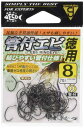 がまかつ(Gamakatsu) 徳用 管付エビ ナノスムースコート 8号 68426