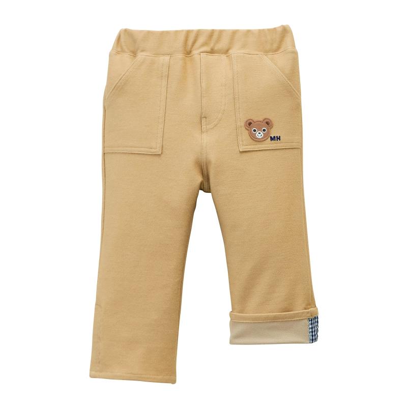 [ミキハウス] パンツ ロングパンツ ズボン デニム ストレッチ 無地 男の子 女の子 ベビー キッズ 子供服 10-3262-578