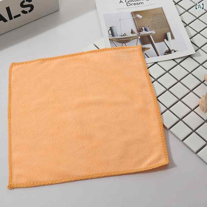 タオルの 四角い タオルの 卸売りの 極細 繊維は 柔らかくて 吸水 して 毛が 落ちません。