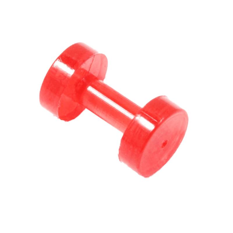 [PIAcollection] 透明ピアス フレッシュトンネル アクリル 6G レッド 半透明 ボディピアス ボディーピアス イヤーロブ アウターコンク トラガス インナーコンク frtac6re