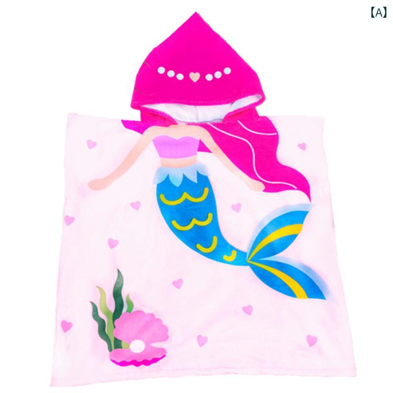 アマゾンの 震え 音が 国境を 越えた 子供は バス タオルの バスローブを 着る ことが できる 動物の 赤ちゃんが 入浴 する ビーチ タオルの マント